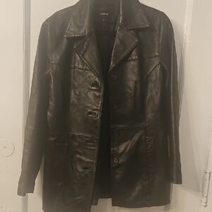 Black Leather Jacket M